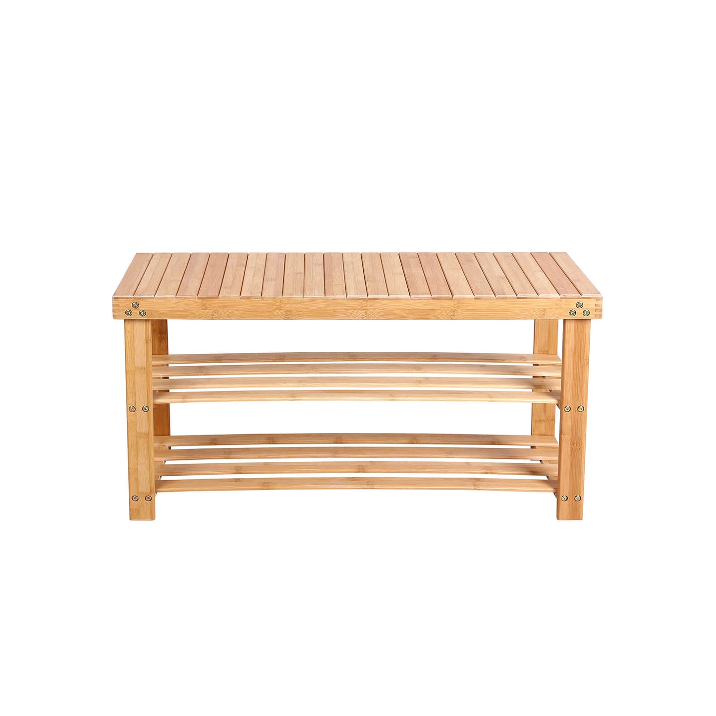 Bamboo Storage Shoe Bench - image 2