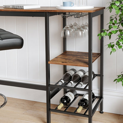Dining Table with Wine Glass Holder - image 5