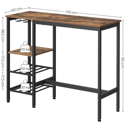 Dining Table with Wine Glass Holder - image 7