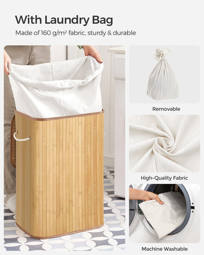 Bamboo Laundry Hamper - image 4