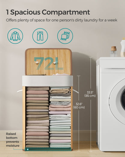 Bamboo Laundry Hamper - image 7