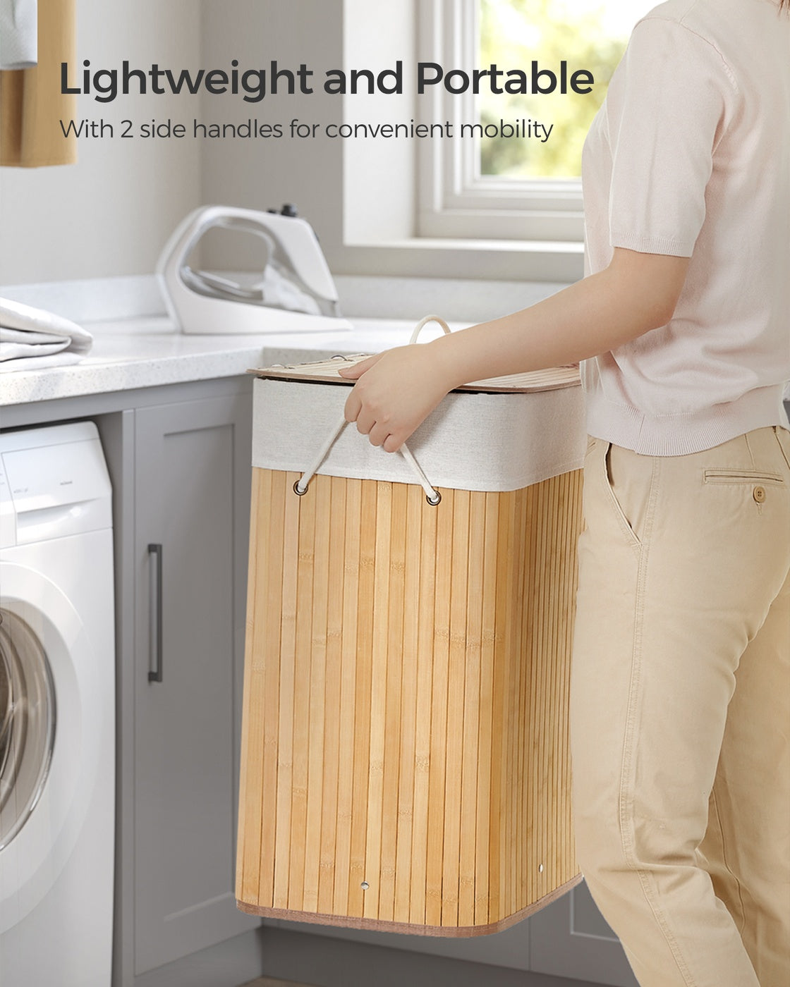 Bamboo Laundry Hamper - image 8