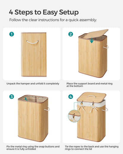 Bamboo Laundry Hamper - image 9