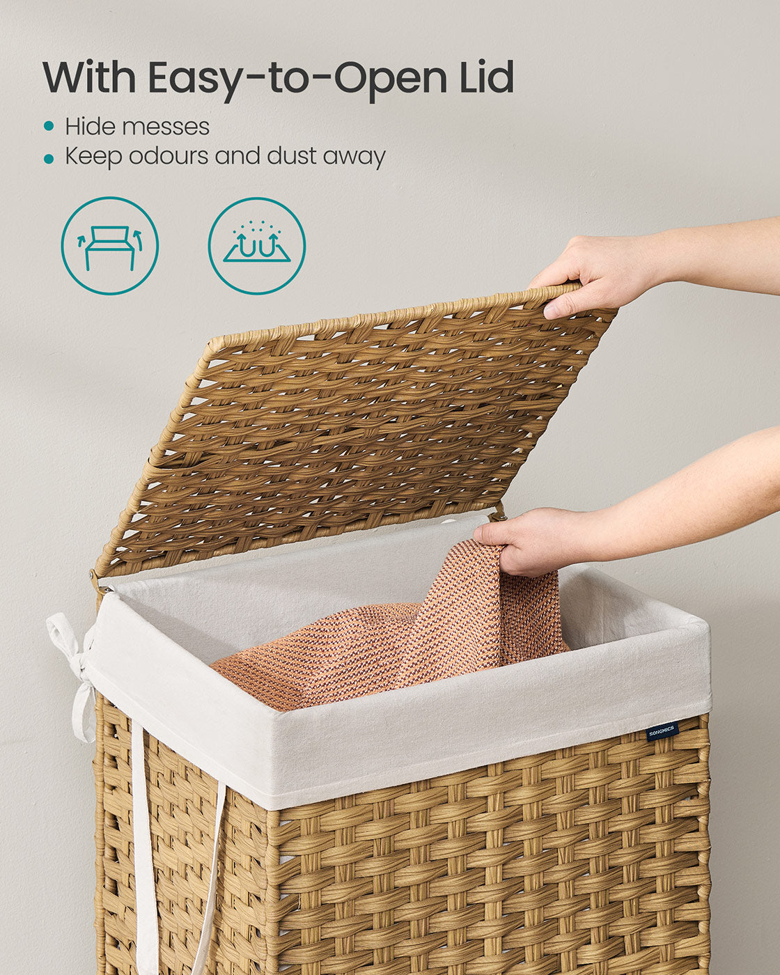 Handwoven Laundry Basket - image 29