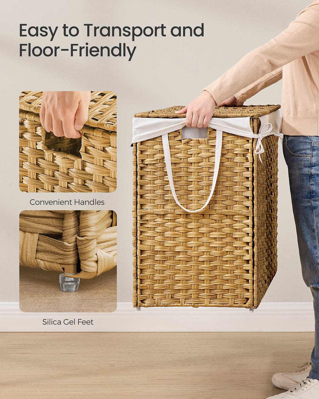 Handwoven Laundry Basket - image 30