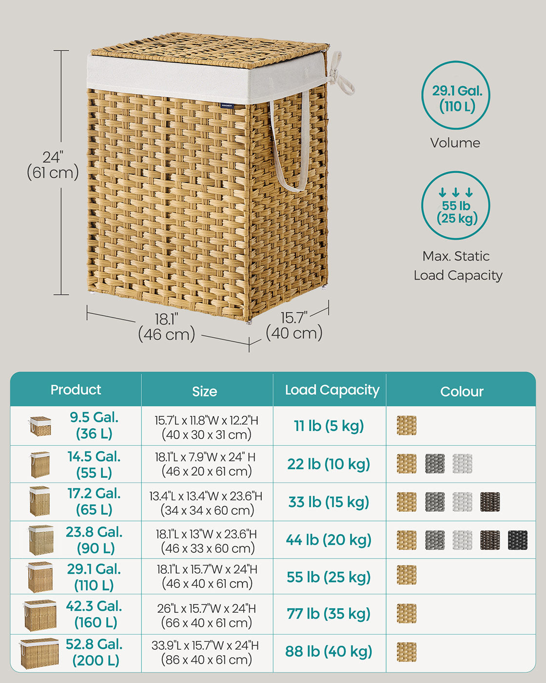 Handwoven Laundry Basket - image 32