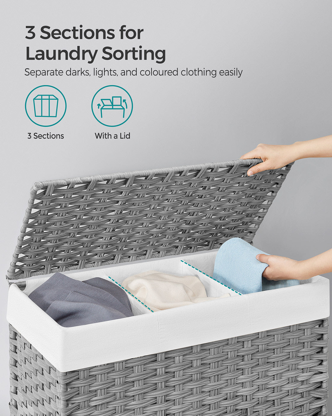 Laundry Hamper with Removable Bag - image 14