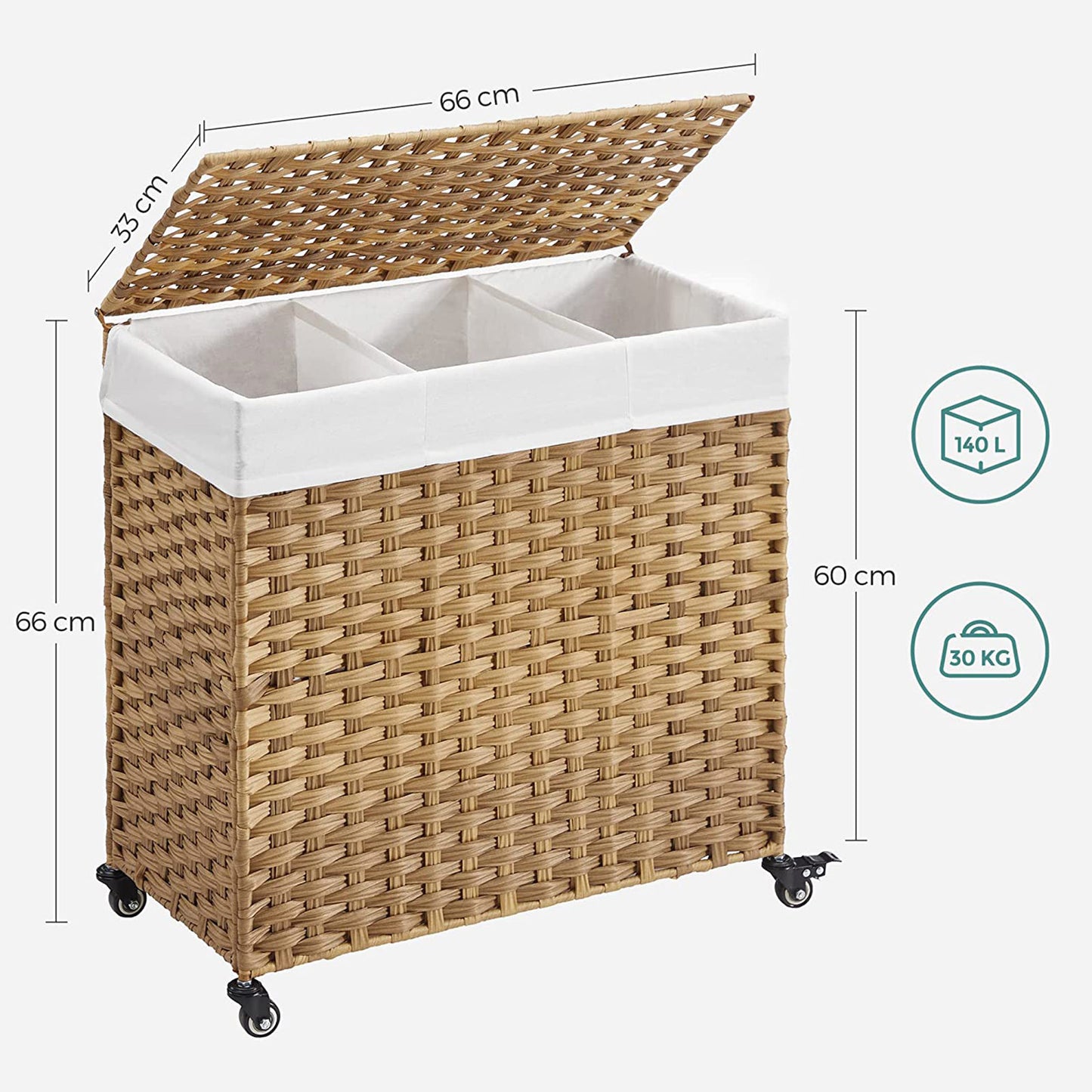 Laundry Hamper with Removable Bag - image 5