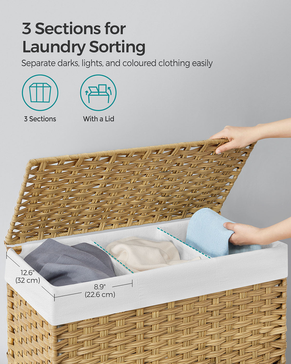 Laundry Hamper with Removable Bag - image 24