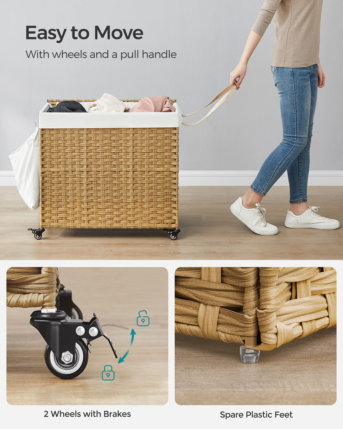 Laundry Hamper with Removable Bag - image 25