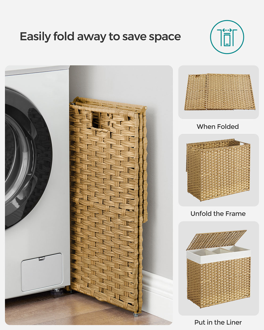 Laundry Hamper with Removable Bag - image 30
