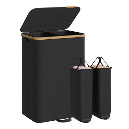 Laundry Basket, Removable Liner, 100 L, Slate Grey - image 7
