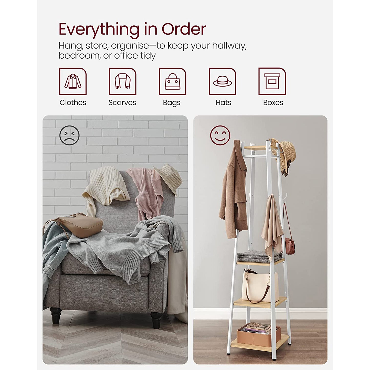 3 Shelves Coat Stand - image 18