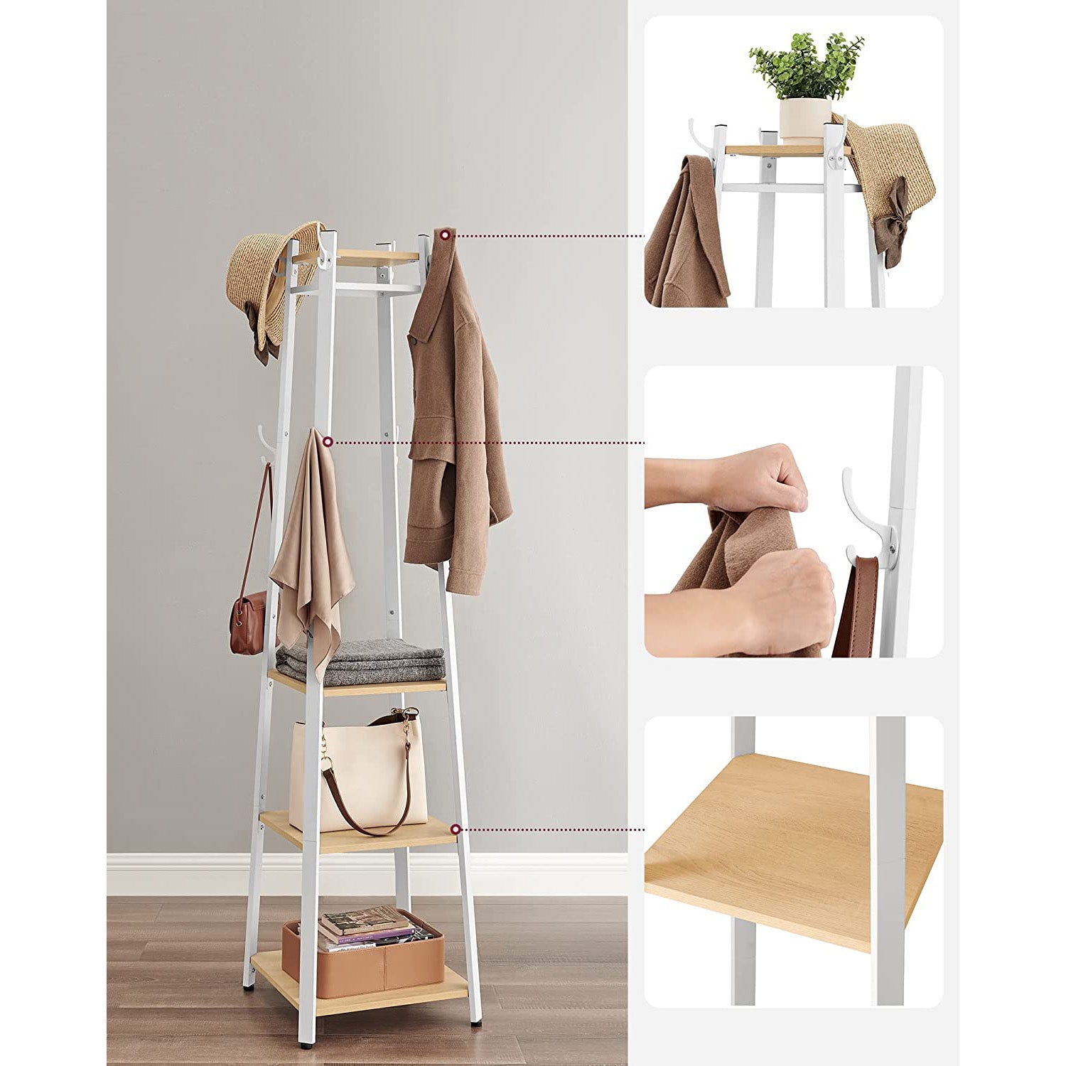 3 Shelves Coat Stand - image 19