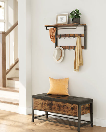 Wall Mounted Coat Rack with 10 Hooks - image 30