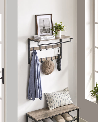Wall Mounted Coat Rack with 10 Hooks - image 20