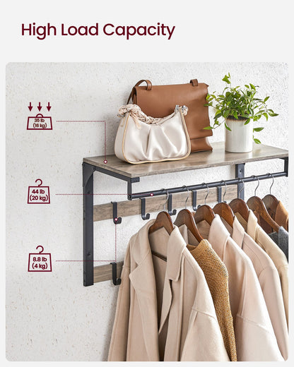Wall Mounted Coat Rack with 10 Hooks - image 24
