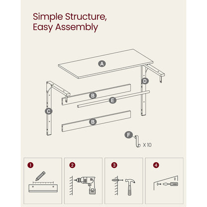 Wall Mounted Coat Rack with 10 Hooks - image 10