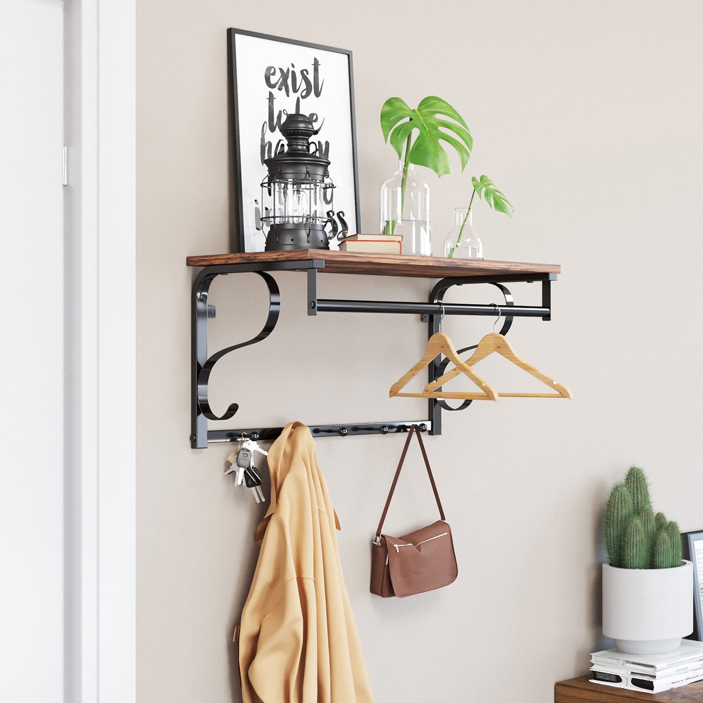 Vintage Floating Coat Shelves - image 6