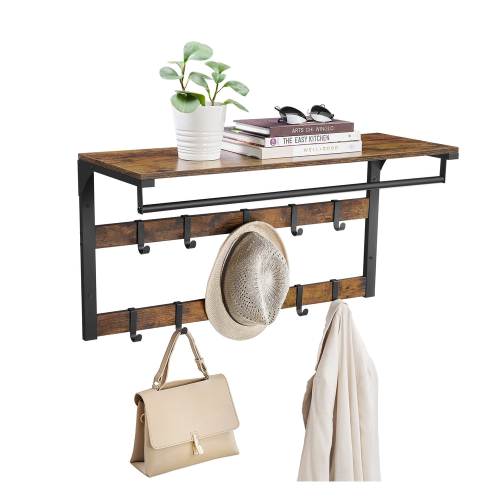 Wall Mounted Coat Rack with 10 Hooks - image 11
