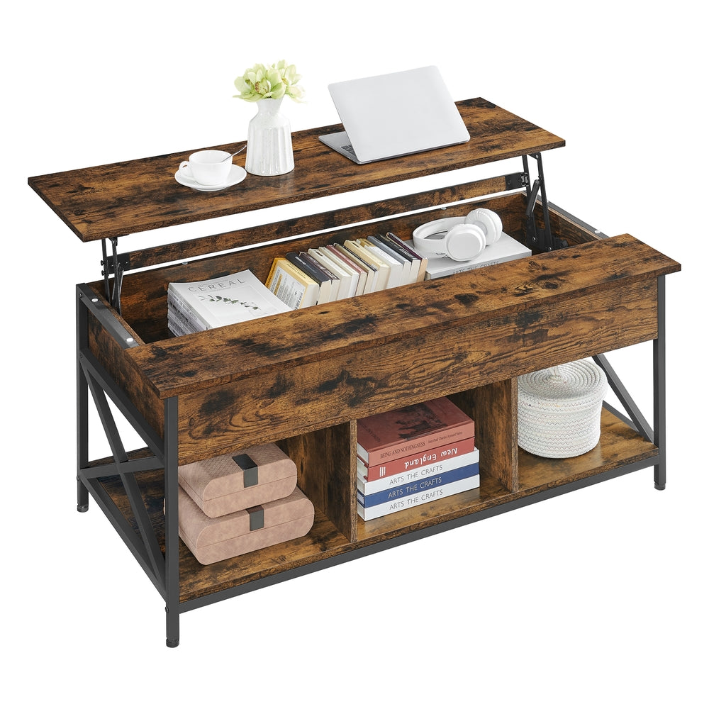 Coffee Table with Open and Hidden Storage - image 1