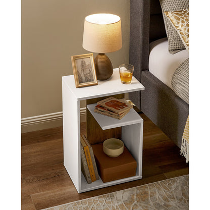 Side Table, Bedside Table, Open Storage, Can Be Used Vertically or Horizontally, Modern, 30 x 40 x 60 cm - image 3