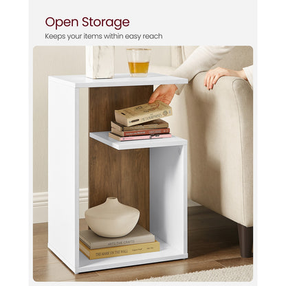 Side Table, Bedside Table, Open Storage, Can Be Used Vertically or Horizontally, Modern, 30 x 40 x 60 cm - image 8