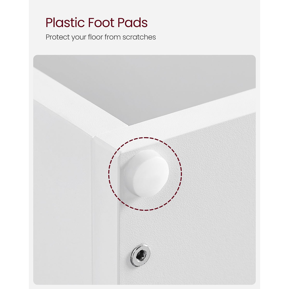 Side Table, Bedside Table, Open Storage, Can Be Used Vertically or Horizontally, Modern, 30 x 40 x 60 cm - image 9