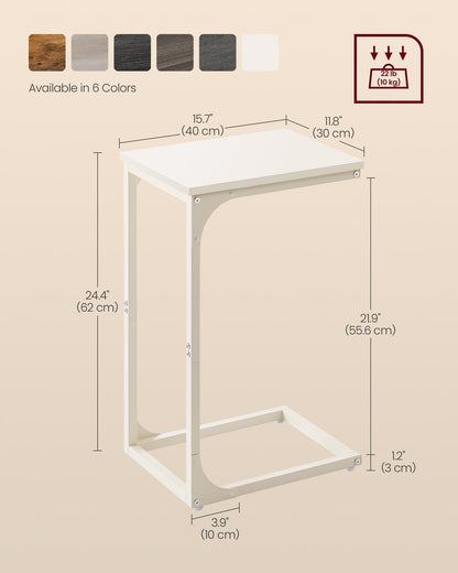 C-Shaped Slim Side Table - image 5