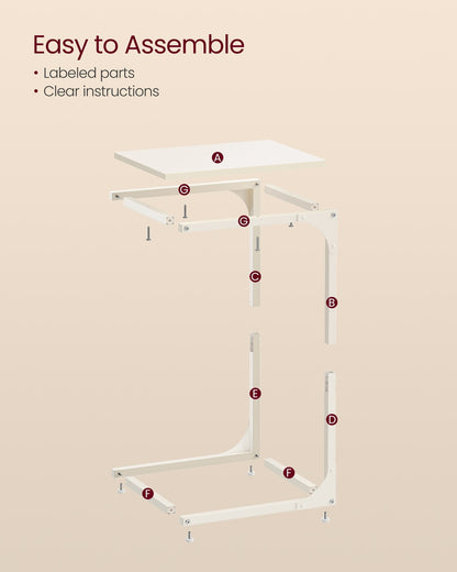 C-Shaped Slim Side Table - image 6