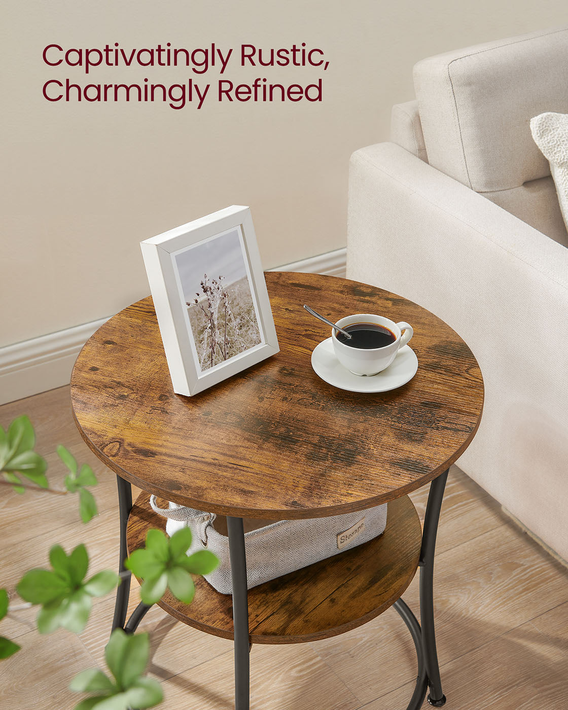 2 Shelves Side Table - image 3