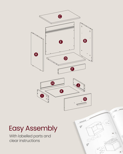 Side Table with Drawer and Handle - image 27