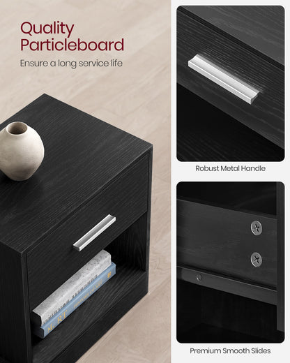 Side Table with Drawer and Handle - image 4