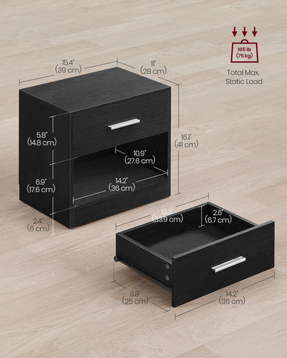 Side Table with Drawer and Handle - image 5