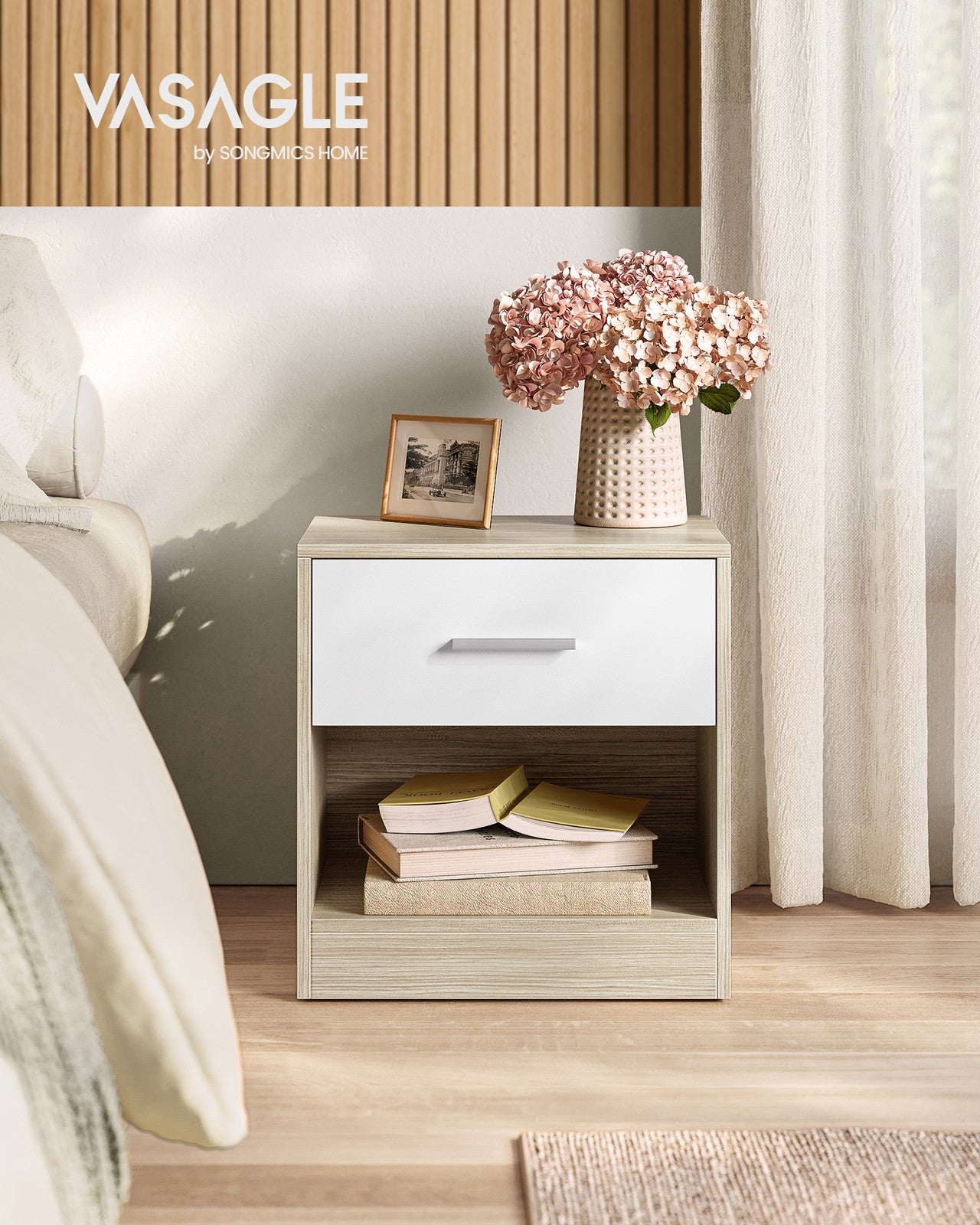 Side Table with Drawer and Handle - image 12