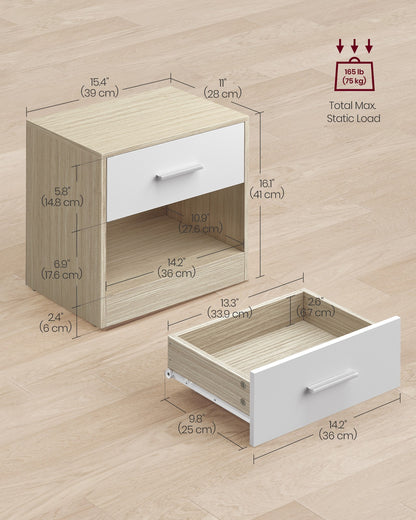 Side Table with Drawer and Handle - image 15