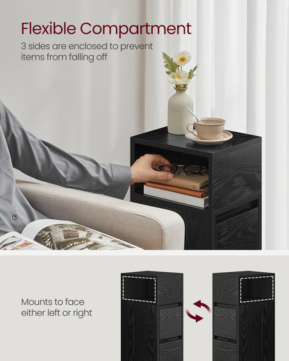 KAILYN Collection Slim Bedside Tables Set of 2 Cloud White - image 34
