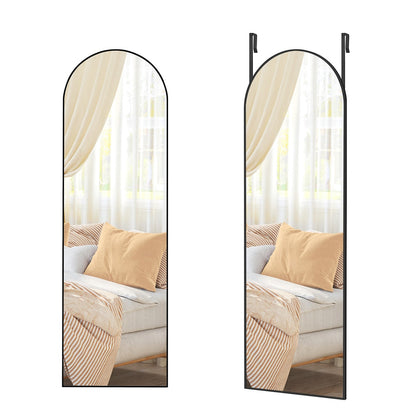 Arched full length mirror for door or wall mounting - image 1