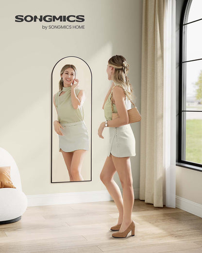 Arched full length mirror for door or wall mounting - image 2
