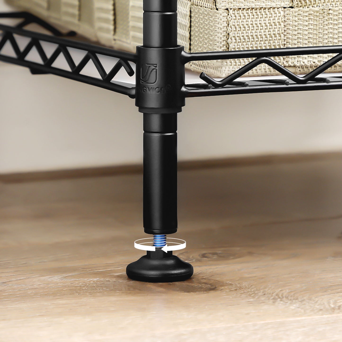 4-Tier Bathroom Shelf Black - image 7