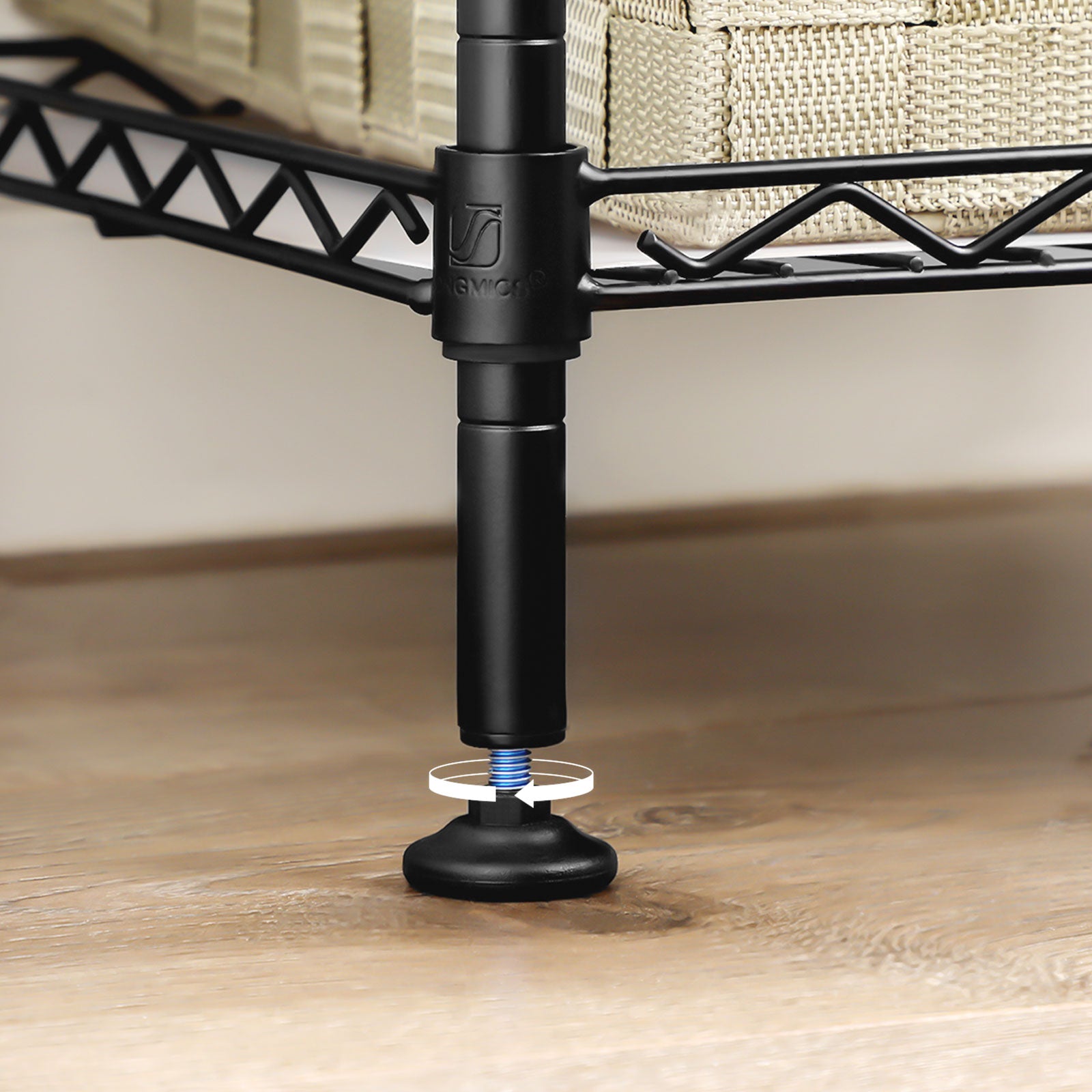 4-Tier Bathroom Shelf Black - image 7