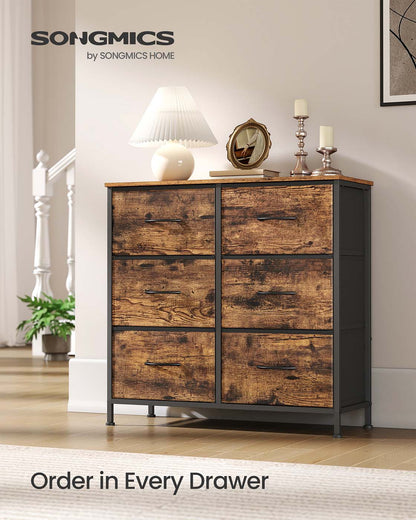 6 drawer chest for versatile fabric storage - image 2