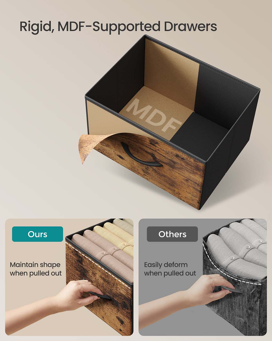 6 drawer chest for versatile fabric storage - image 26