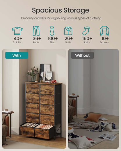 6 drawer chest for versatile fabric storage - image 32