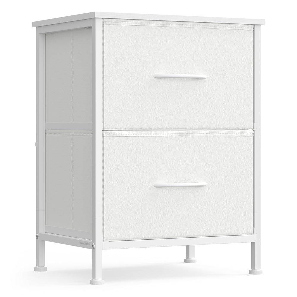 2-drawer bedside table with fabric storage - image 31