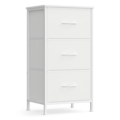 Chest of Drawers 3 Fabric Drawers Storage Unit - image 1