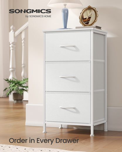 Chest of Drawers 3 Fabric Drawers Storage Unit - image 2