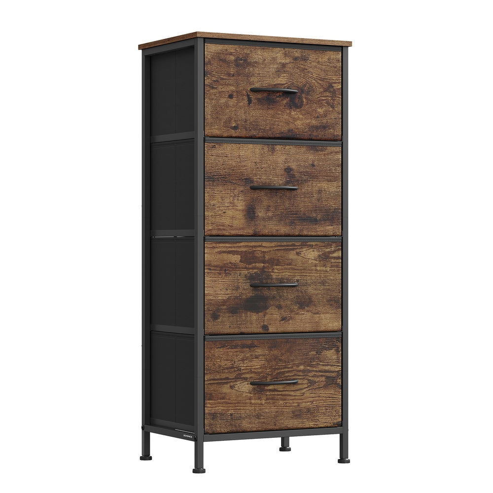 2-drawer bedside table with fabric storage - image 19