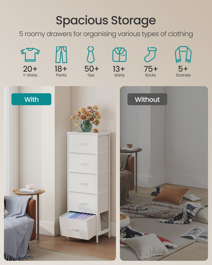 2-drawer bedside table with fabric storage - image 39