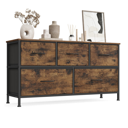 5-drawer chest for versatile fabric storage - image 1